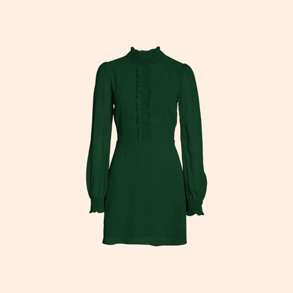 Reformation Mathilda Dress (Emerald)